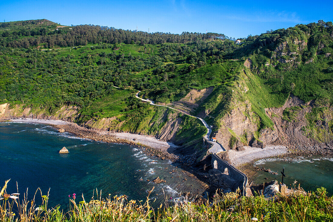 San Juan de Gaztelugatxe, Bermeo Baskenland, Euskadi, Euskaerria, Spanien.