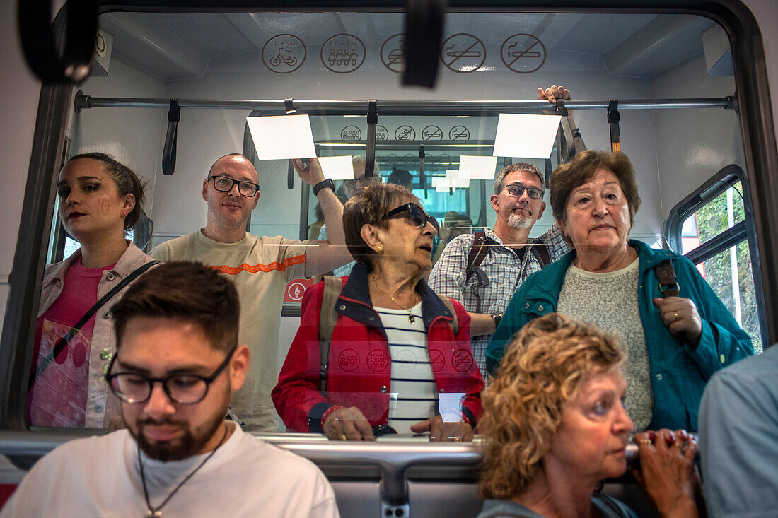 Seilbahn Funicular de Artxanda, Bilbao, Biskaya, Baskenland, Euskadi, Euskal Herria, Spanien