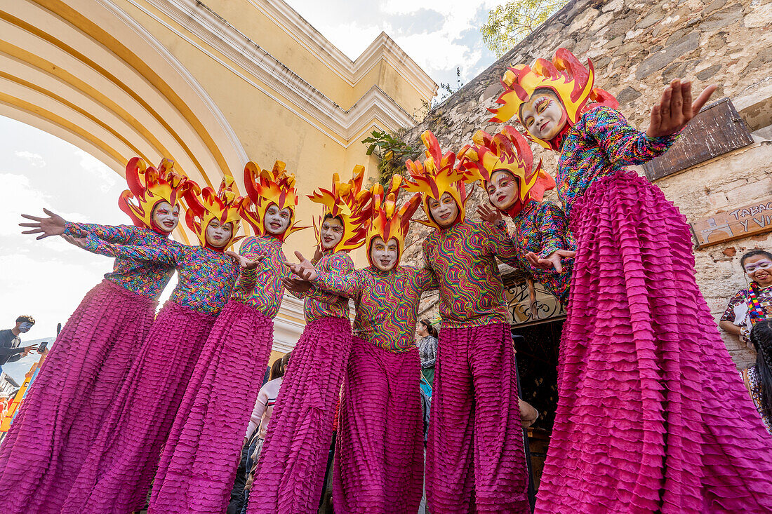 Burning of the Devil Festival - La Quema del Diablo - in Antigua, Guatemala