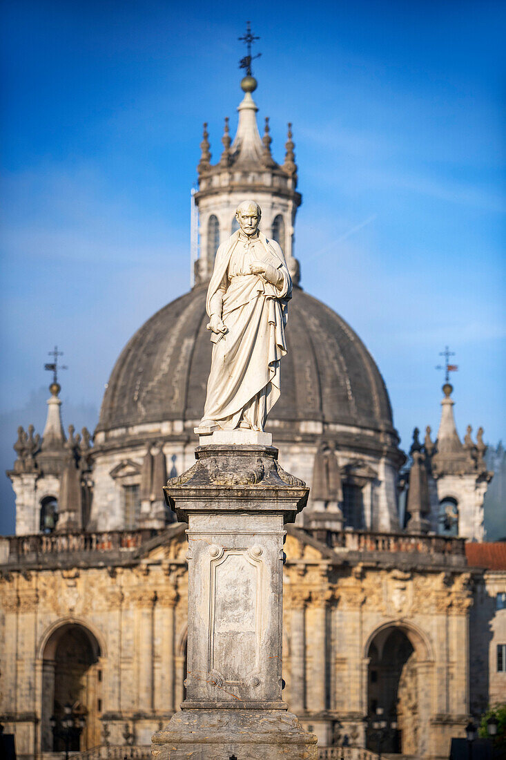 Heiligtum und Basilika von Loyola, zwischen den Städten Azpeitia und Azcoitia, Spanien.