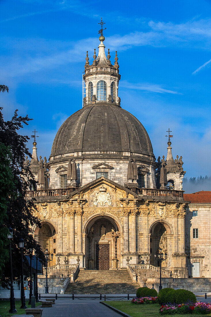 Heiligtum und Basilika von Loyola, zwischen den Städten Azpeitia und Azcoitia, Spanien.