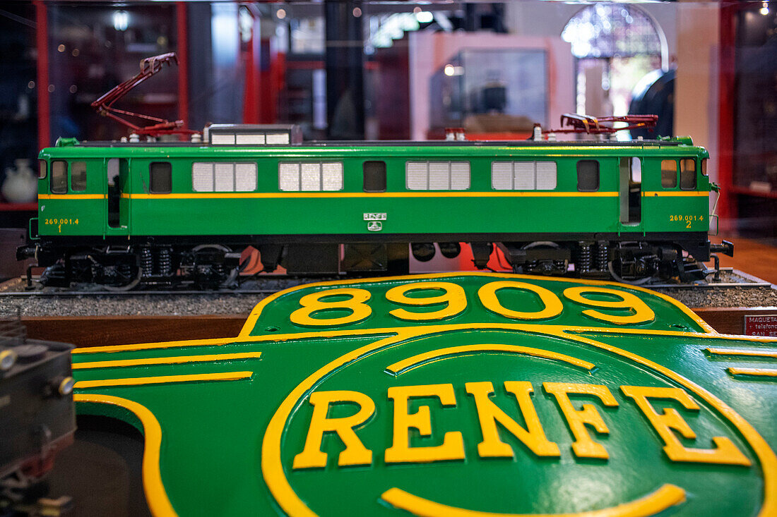 The Basque Railway Museum, located in the garages and workshops of the former Urola railway in Azpeitia, Gipuzkoa, Euskadi, Basque country, Spain.