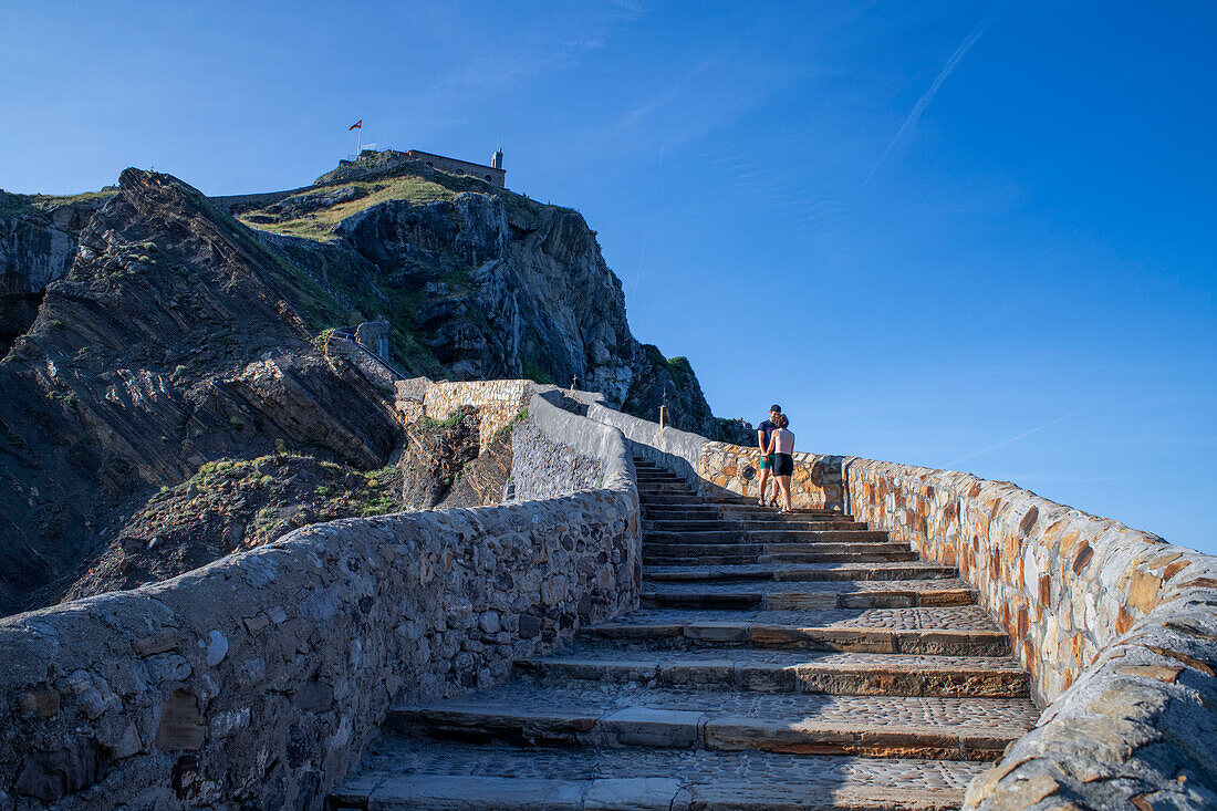 San Juan de Gaztelugatxe, Bermeo Baskenland, Euskadi, Euskaerria, Spanien.