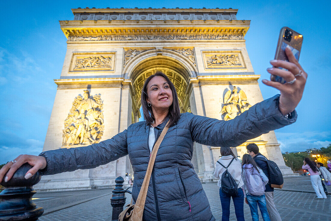 Arc de Triomphe Paris, Frankreich