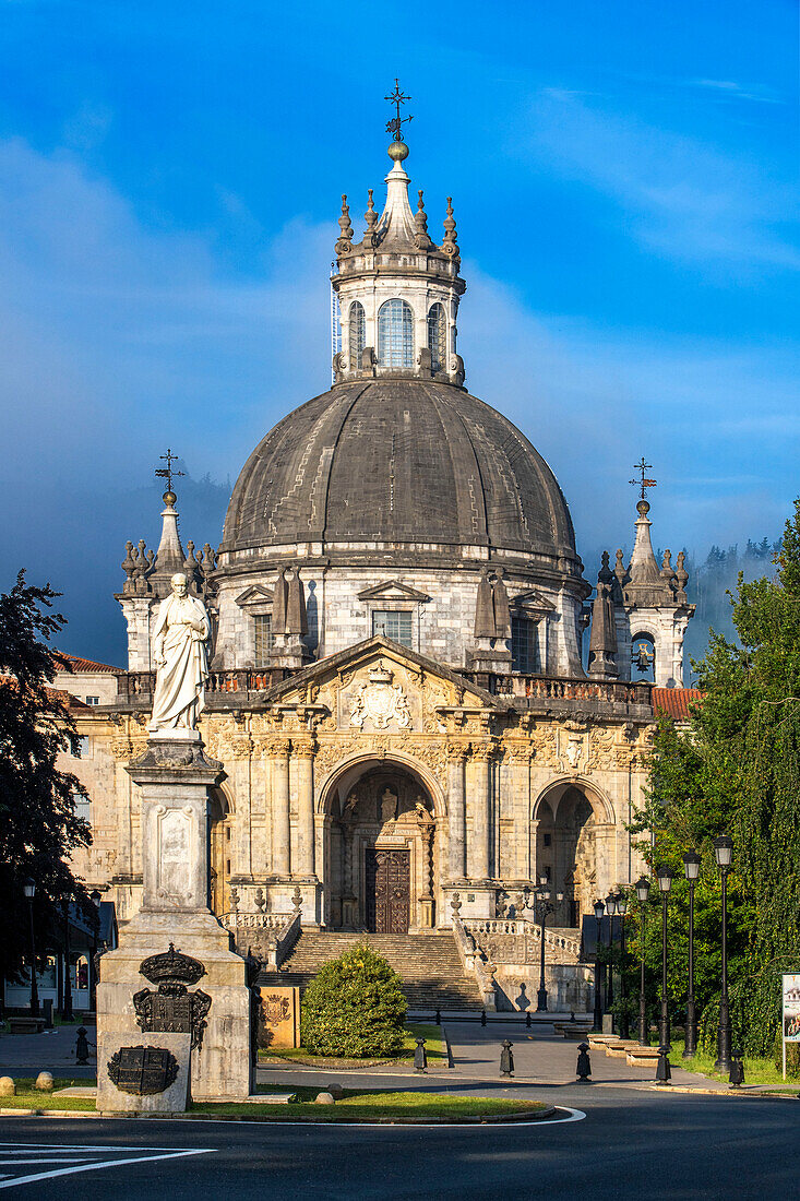 Shrine and Basilica of Loyola, between the towns of Azpeitia and Azcoitia, Spain.