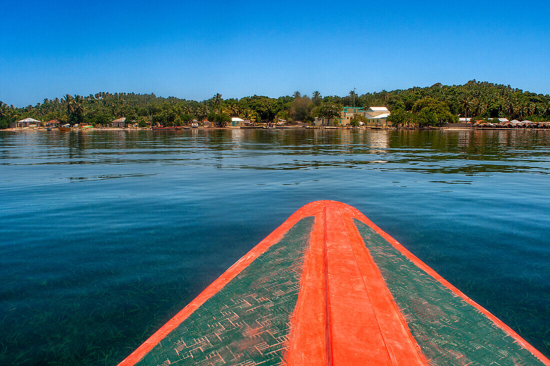 Waterfront beach in Île-à-Vache, Sud Province, Haiti