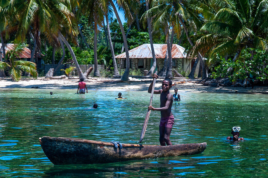 Strand am Wasser in Île-à-Vache, Provinz Sud, Haiti