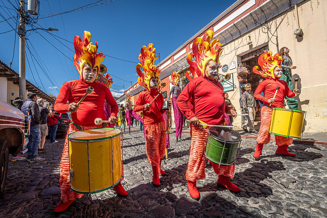 Burning of the Devil Festival - La Quema del Diablo - in Antigua, Guatemala