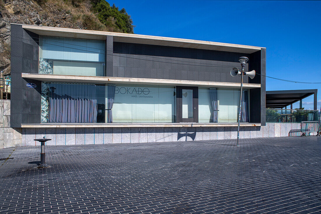 Bokado Restaurant of Mikel Santamaria renowned Michelin starry chef on botton of Urgull area. San Sebastian Donostia Historic centre. Guipuzcoa. Basque Country. Spain. Europe