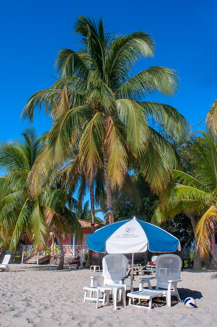 Abaka bay resort waterfront beach in Île-à-Vache, Sud Province, Haiti