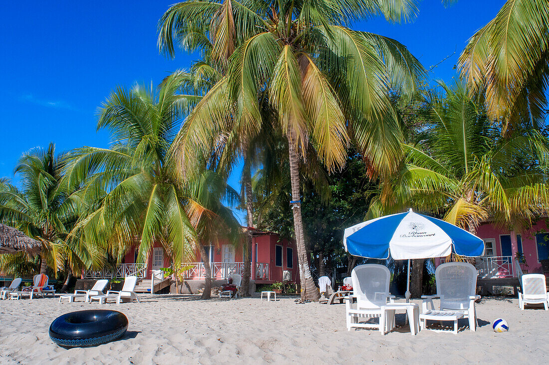 Abaka Bay Resort am Strand von Île-à-Vache, Provinz Sud, Haiti