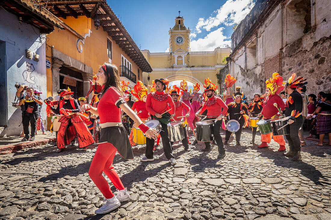 Burning of the Devil Festival - La Quema del Diablo - in Antigua, Guatemala