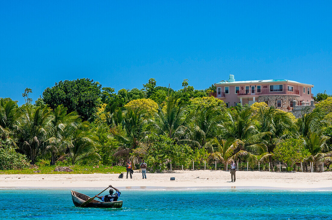 Waterfront beach in Île-à-Vache, Sud Province, Haiti