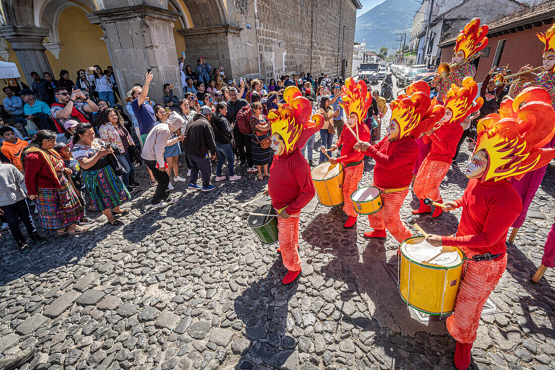 Burning of the Devil Festival - La Quema del Diablo - in Antigua, Guatemala