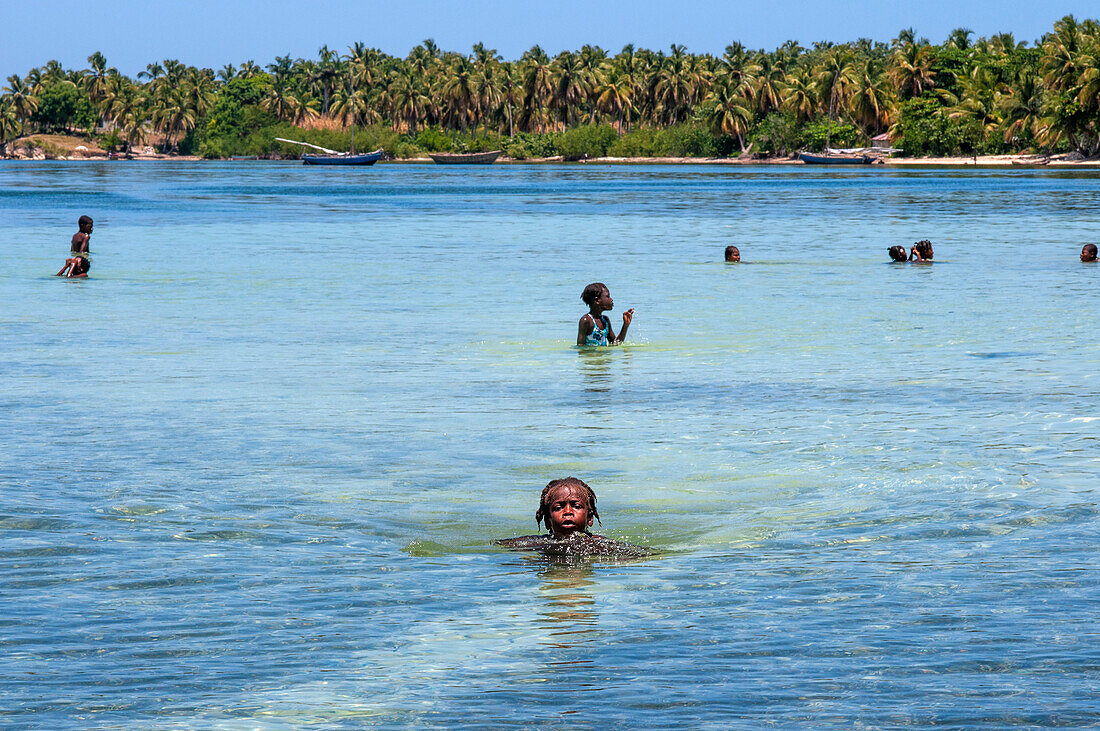 Strand am Wasser in Île-à-Vache, Provinz Sud, Haiti