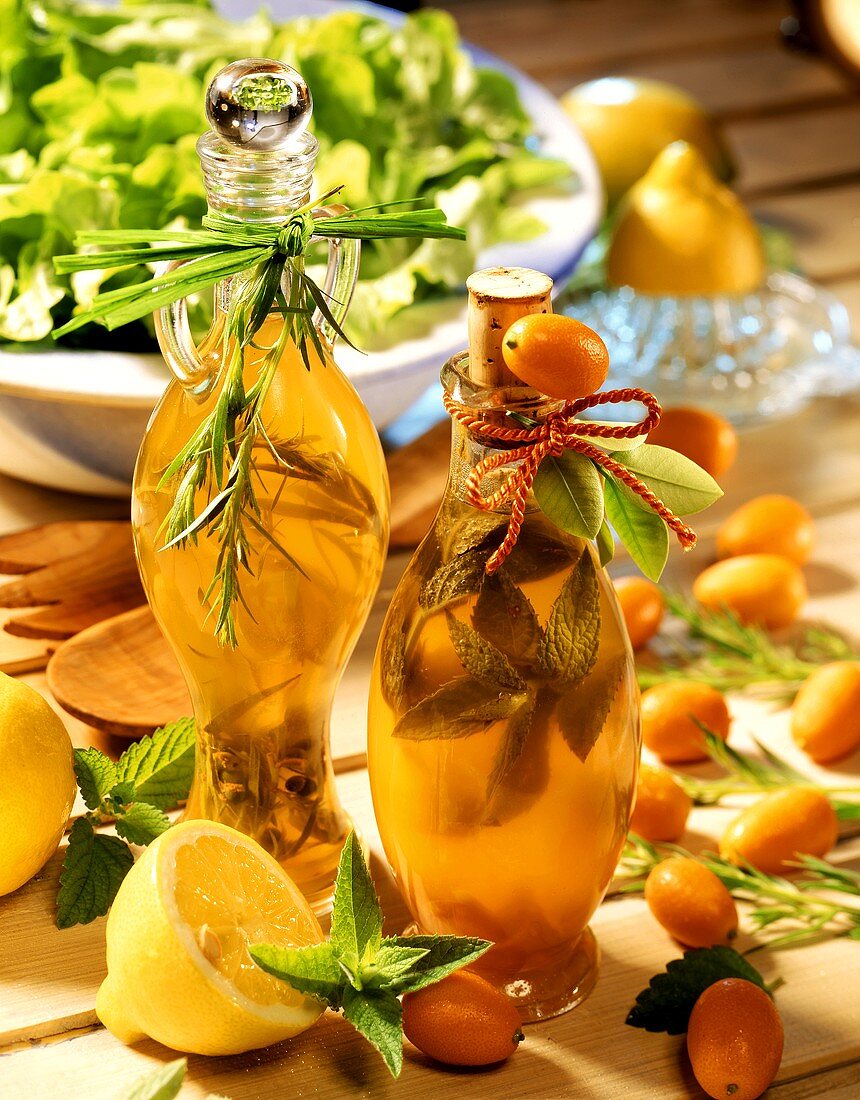Flavored Oil and Vinegar