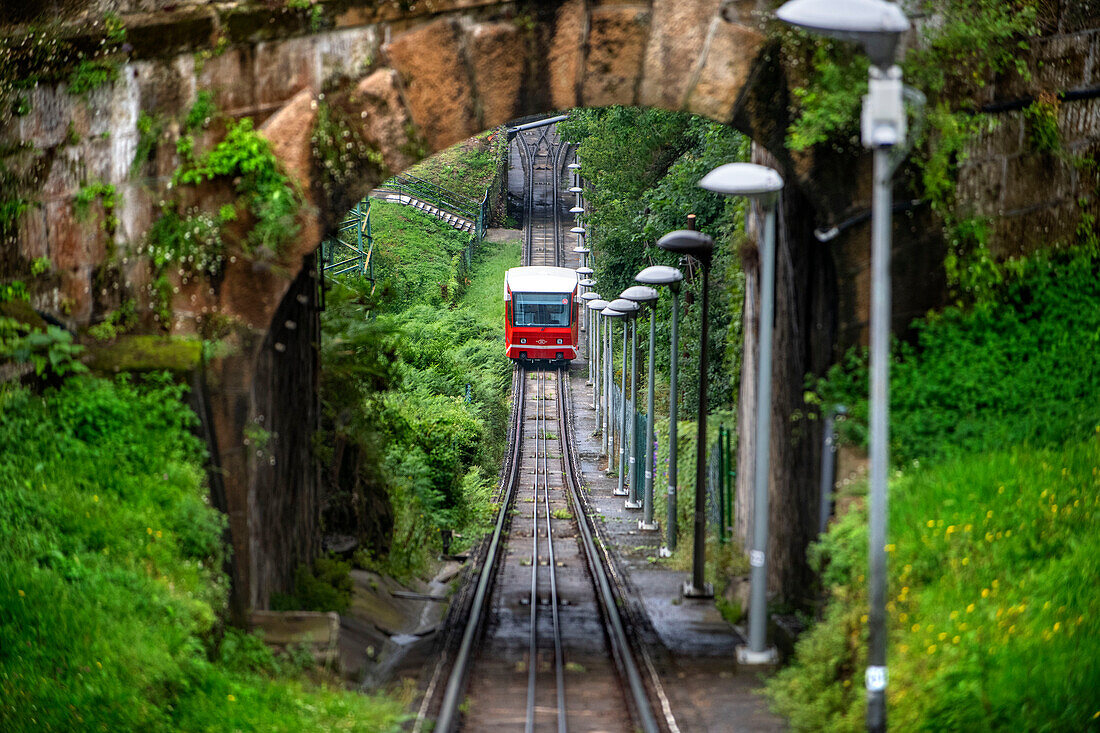 Seilbahn Funicular de Artxanda, Bilbao, Biskaya, Baskenland, Euskadi, Euskal Herria, Spanien