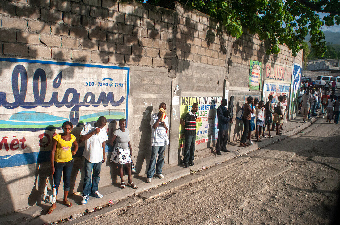 Street scene in Port au Prince city center, Haiti