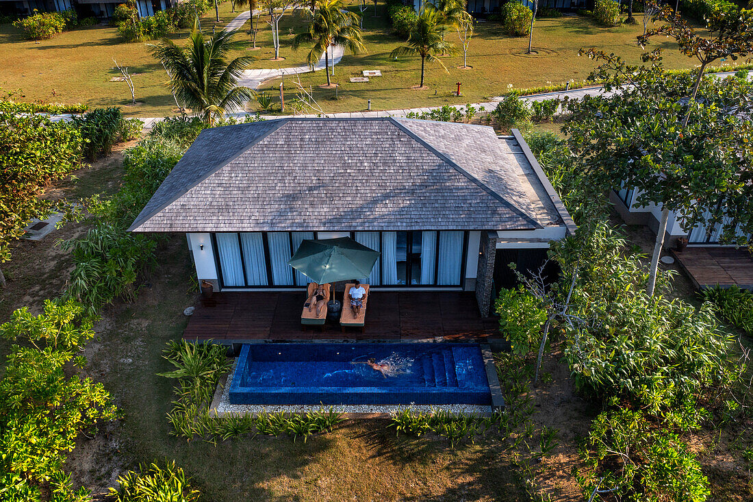 Private Villa im Luxusresort The Residence, Insel Bintan, Riau-Inseln, Indonesien