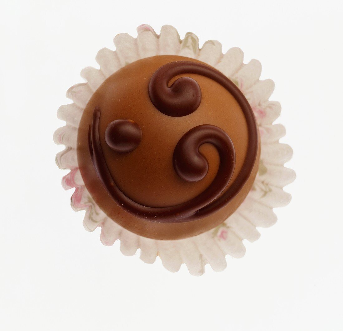 A Decorated Chocolate Truffle