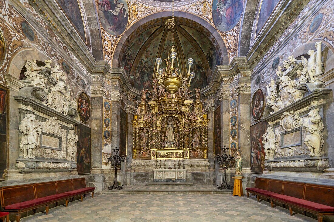 Altarpiece of the Most Pure, Metropolitan and Primatial Cathedral Basilica of Santa Thecla, Tarragona, Catalonia, Spain