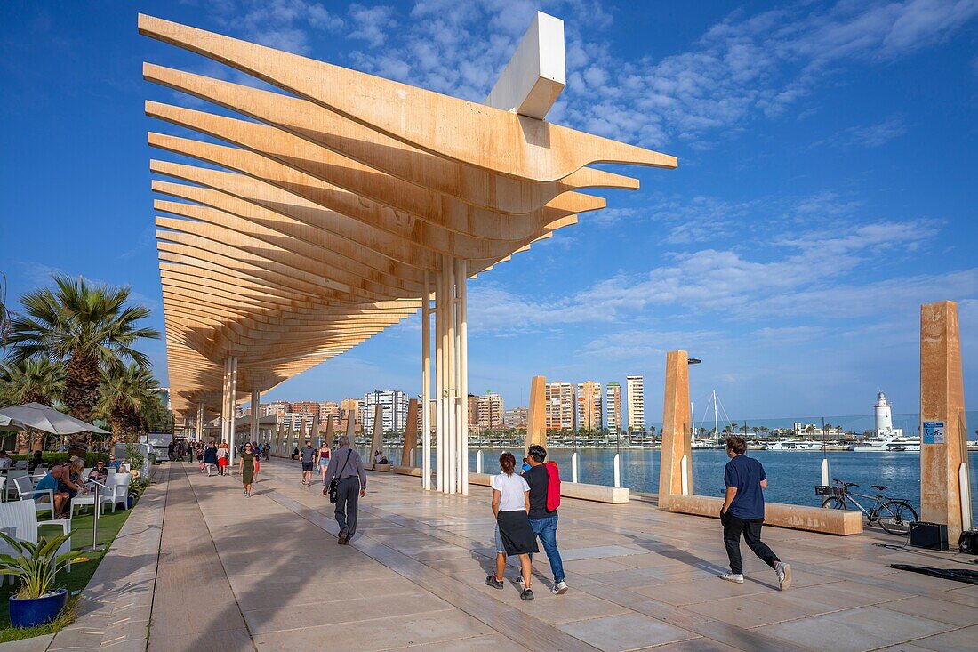 Tourist port, Pergolas de la Victoria, Malaga, Andalusia, Spain