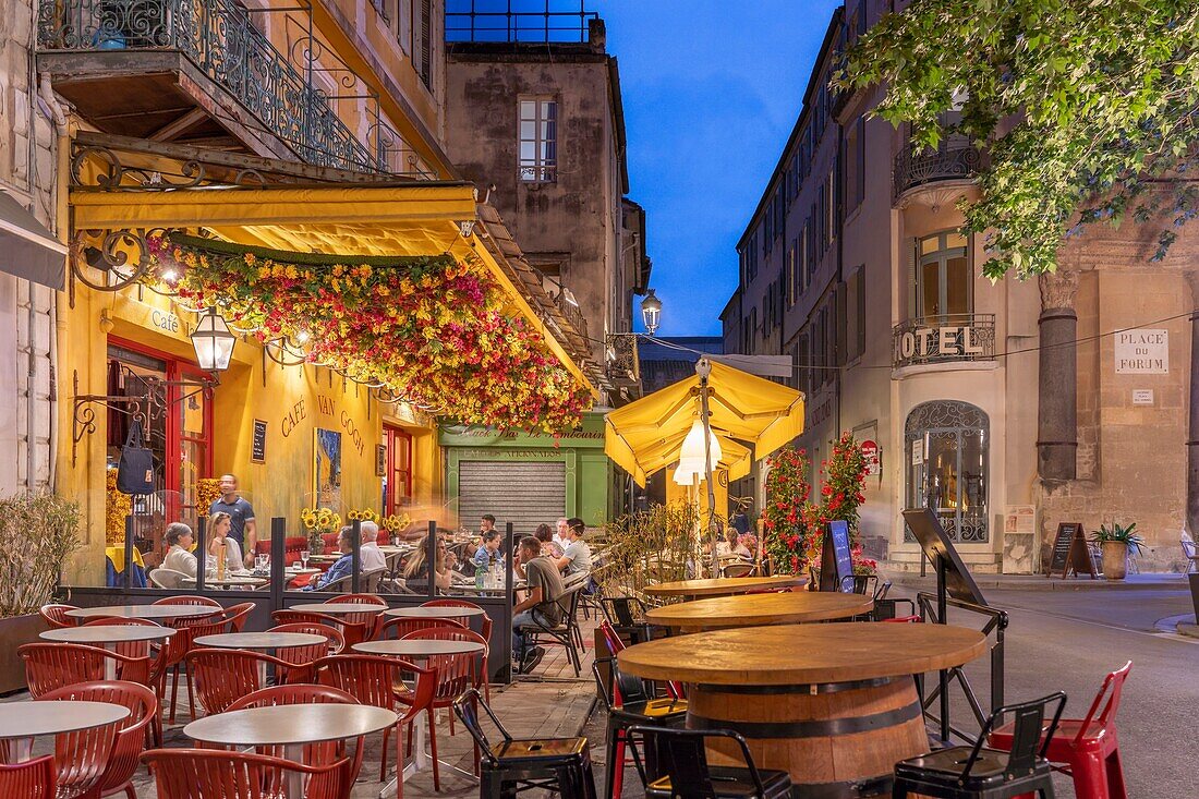 Cafe Van Gogh, Arles, Bouches du Rhone, Provence-Alpes-Cote d'Azur, France