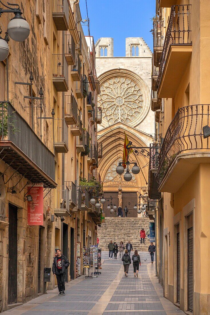 Metropolitan and Primatial Cathedral Basilica of Santa Thecla, Tarragona, Catalonia, Spain