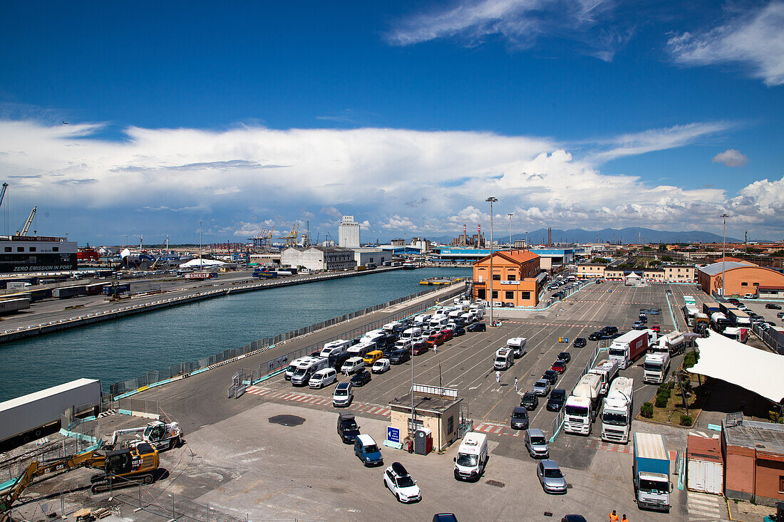 Hafen von Livorno (Leghorn), Livorno (Leghorn), Toskana, Italien