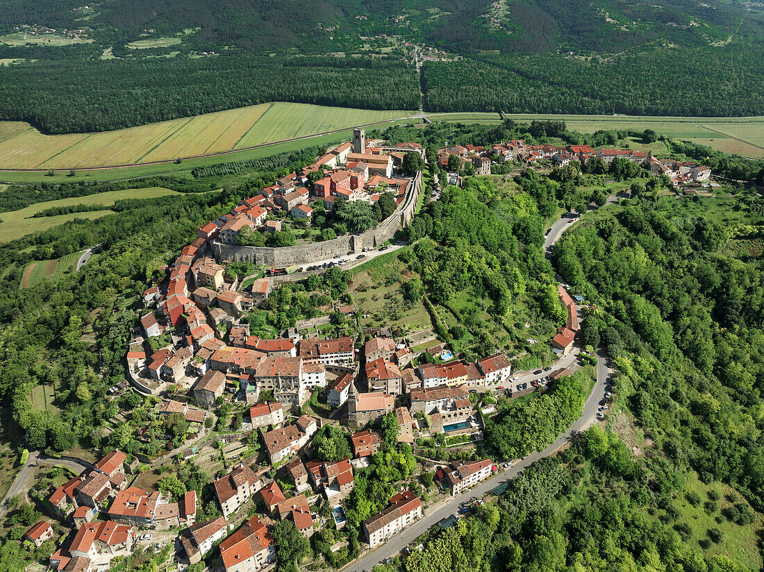 Hilltop village of Motovun, Istria, Croatia