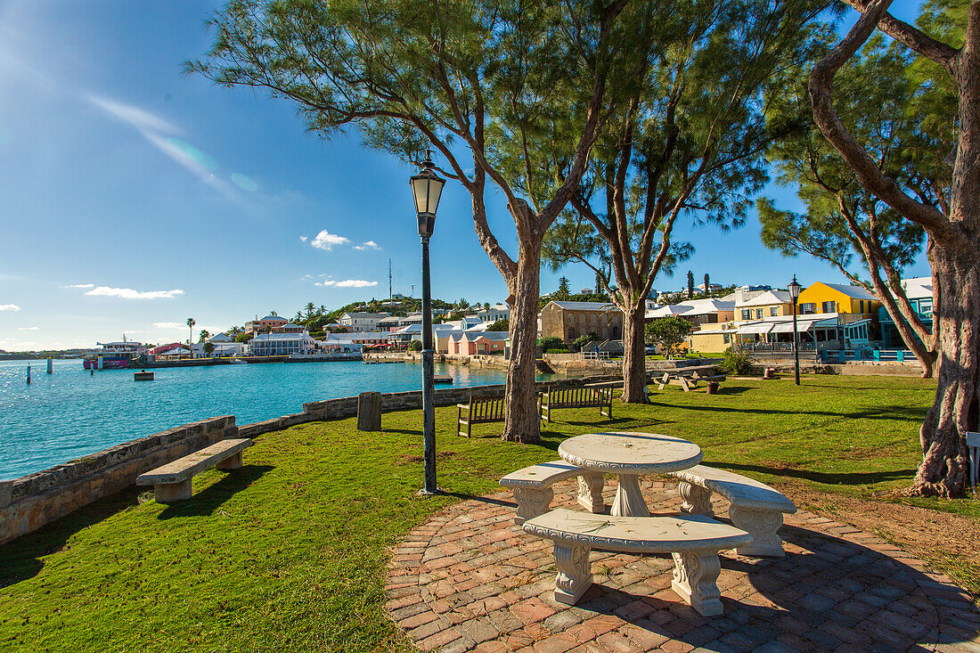 Die Uferpromenade im historischen St. George, UNESCO, Bermuda