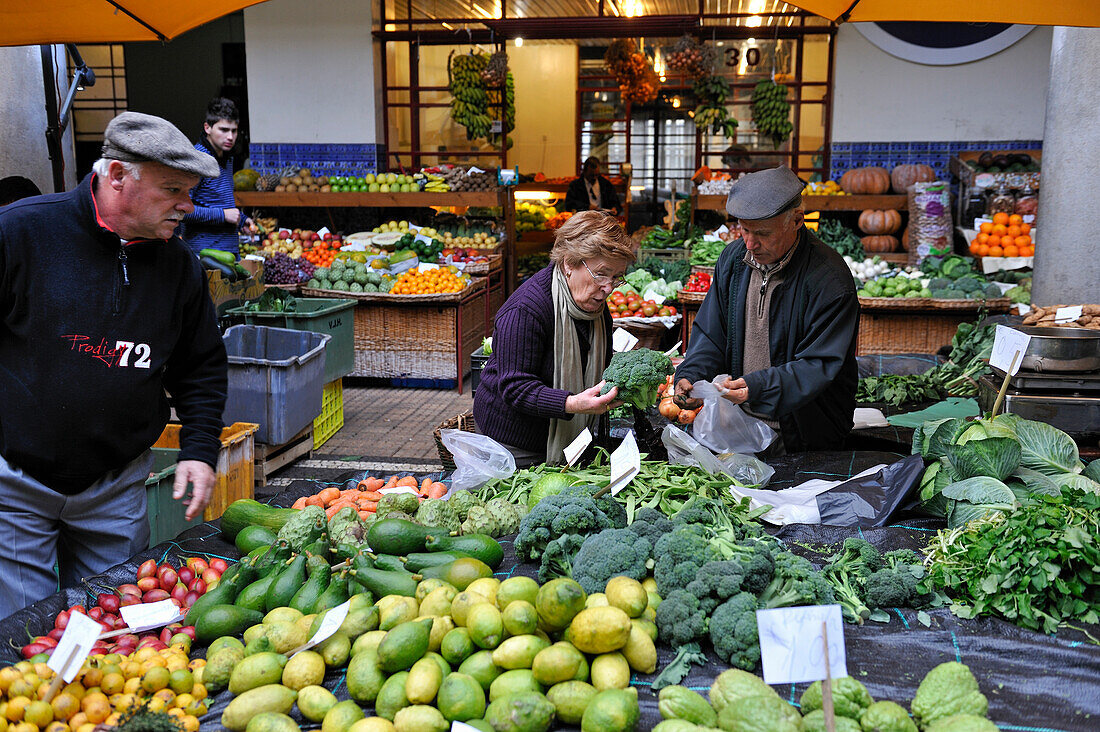 Farmers Market Hall, Funchal, Madeira island, Atlantic Ocean, Portugal