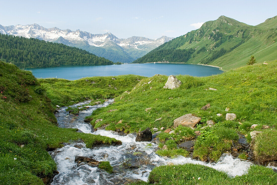 Ritom lake, Val Piora, Canton Ticino, Switzerland