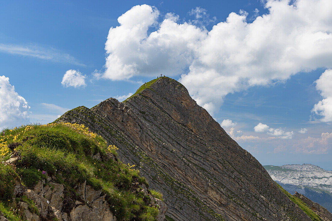 Das Kreuz (The Cross) peak at Brienzer Rothorn mountain, Brienz, Bernese Oberland, Switzerland