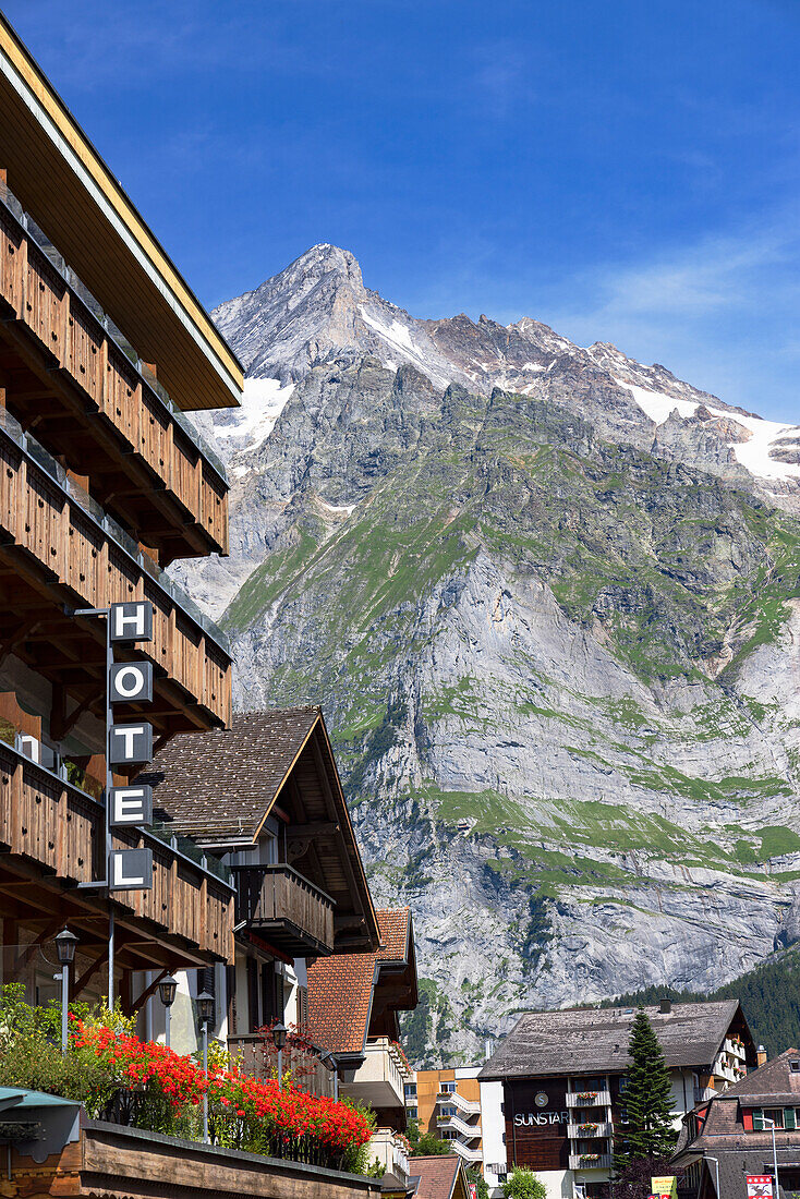 Mittelhorn mountain, Grindelwald, Jungfrau Region, Bernese Oberland, Switzerland