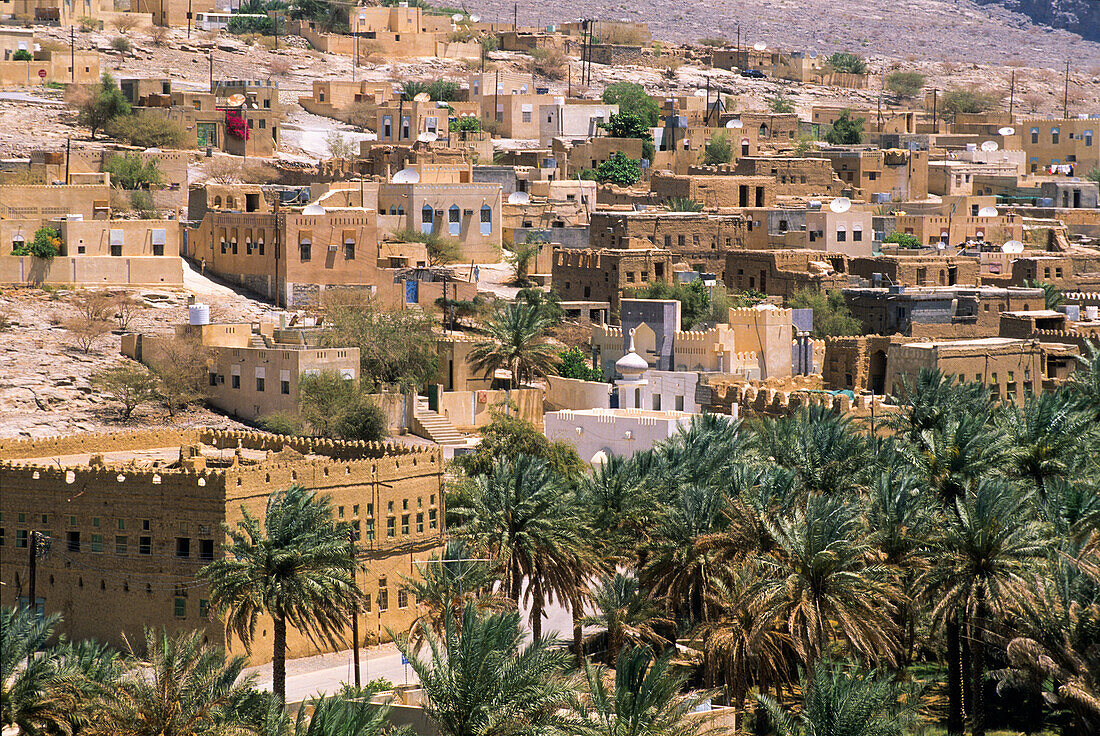 Dorf Al-Hamra, Akhdar Jebel, Sultanat Oman, Arabische Halbinsel