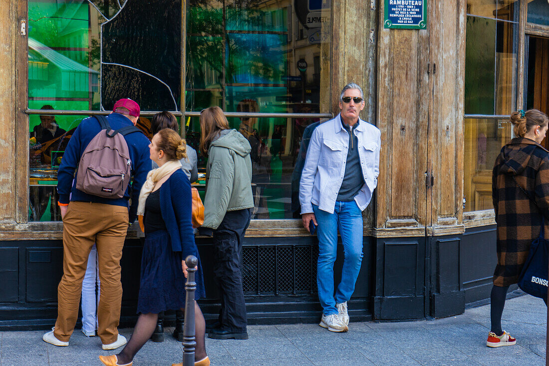 Rue de Rambuteau, Paris, Frankreich