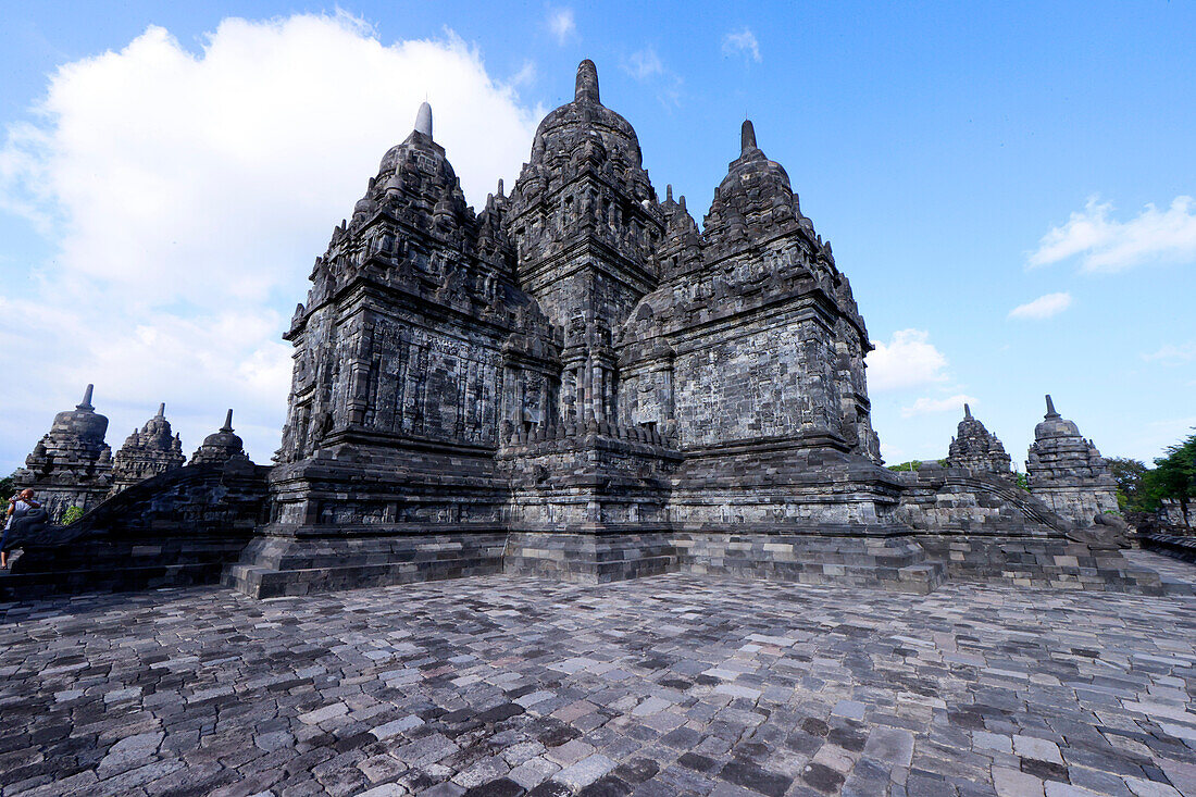 Candi Sewu, part of Prambanan, 9th-century Hindu temple compound, UNESCO, Java, Indonesia