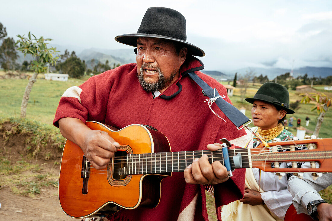 Festival of Light (Inti Raymi festival) Cochas Community, Angochagua Parochia, Imbabura Province, Ecuador