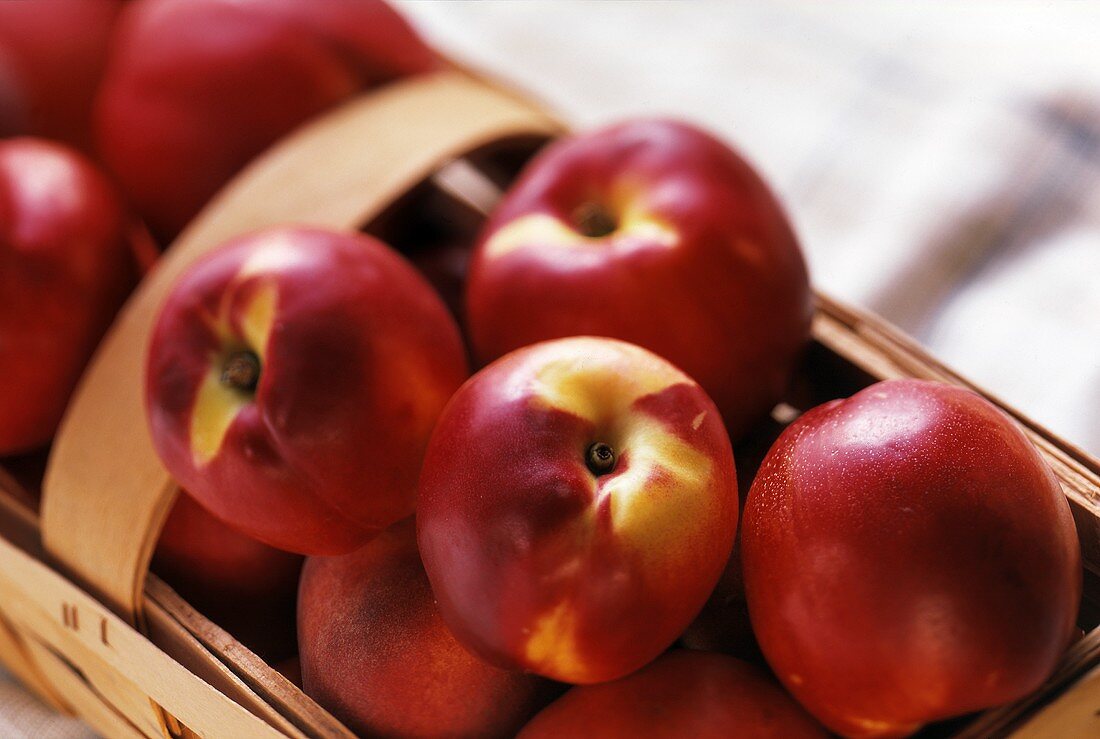 Nectarines in a Basket