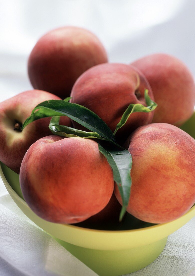 A Bowl of Fresh Peaches