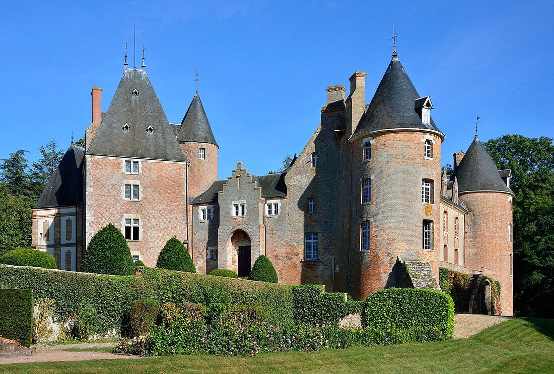 France, Cher, Berry, Chateau de Blancafort, the Jacques Coeur road