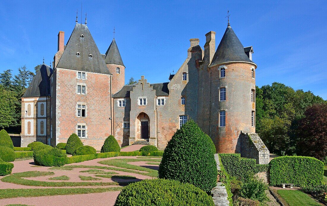 France, Cher, Berry, Chateau de Blancafort, the Jacques Coeur road