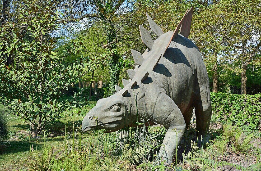 Frankreich, Paris, der Jardin des Plantes (Pflanzengarten), Dinosaurier