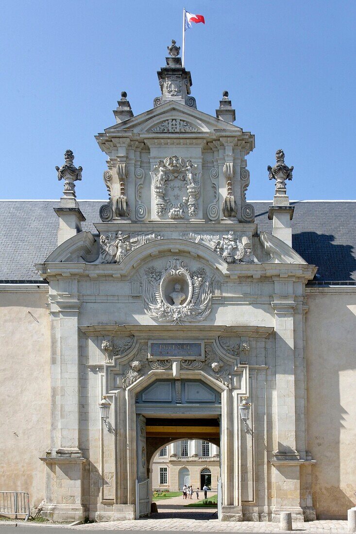 France, Sarthe, city of La Fleche, the national military school