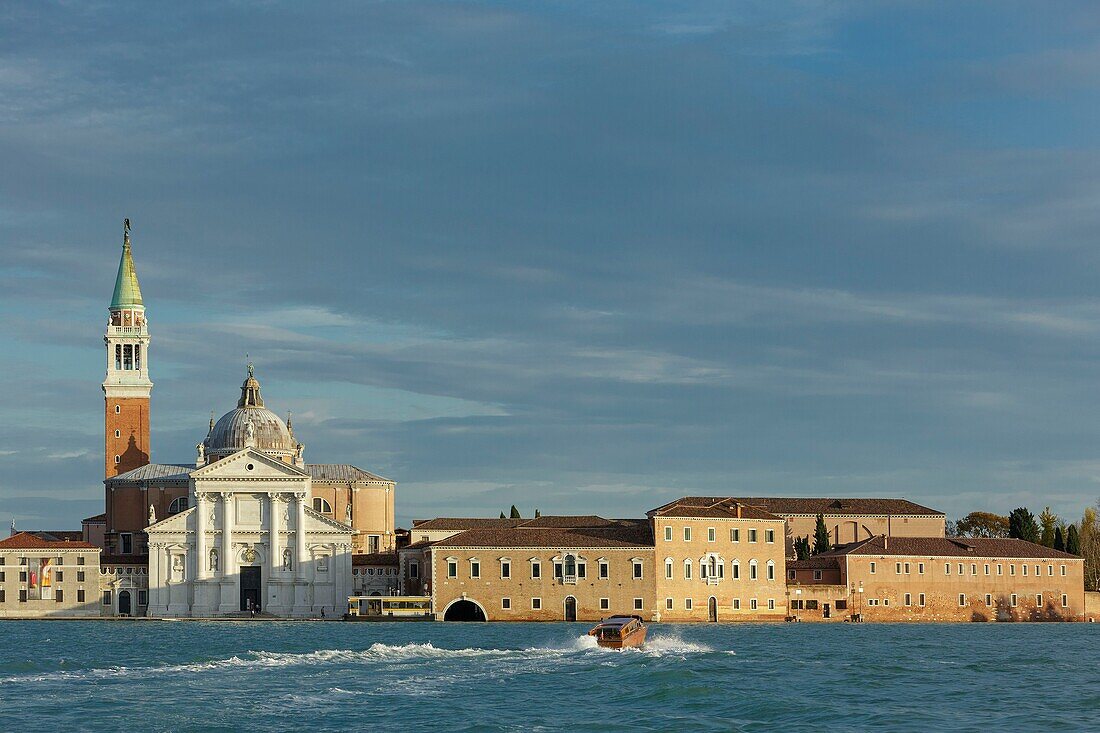 Italy, Veneto, Venice listed as World Heritage by UNESCO, the basilica and abbey church of San Giorgio Maggiore