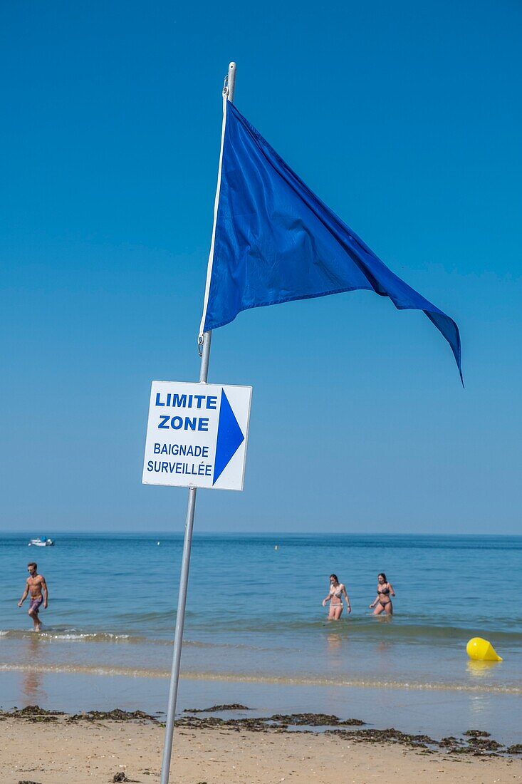 France, Charente Maritime, Oleron island, bathing areas monitored