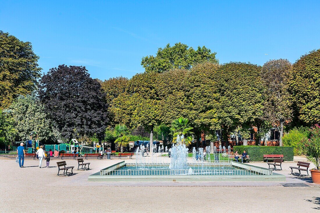 Frankreich, Hauts de Seine, Clichy, Roger-Salengro-Park