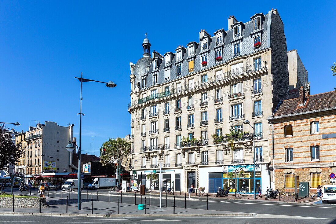 Frankreich, Hauts de Seine, Clichy, Boulevard Victor Hugo