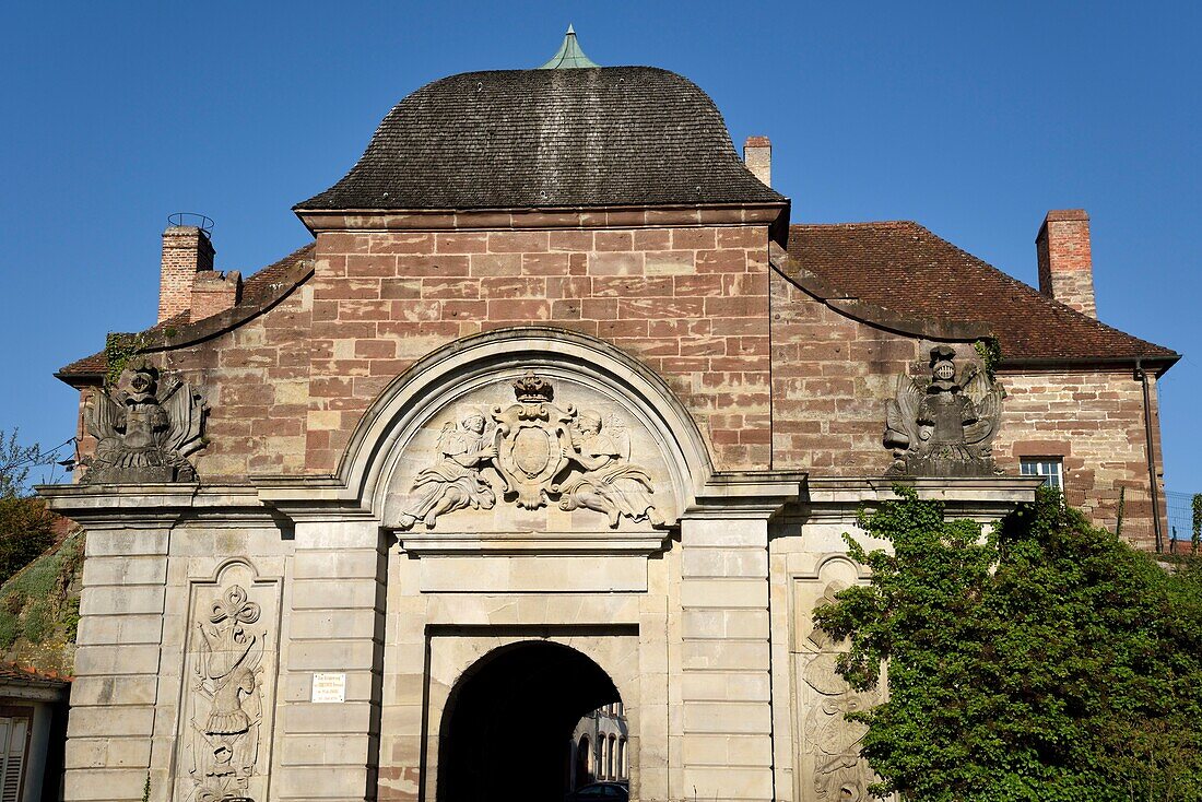 Frankreich, Moselle, Phalsbourg, die Porte d Allemagne, erbaut von Vauban im 17.